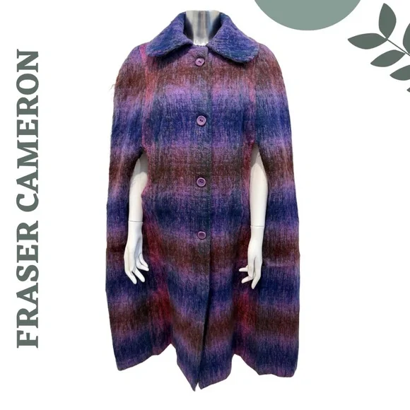 Vintage Scottish Mohair Wool Coat | Cape Fraser Cameron - Picture 3 of 7